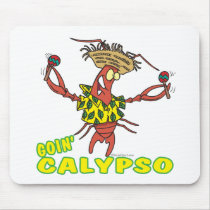 goin calypso funny lobster with maracas mouse pads