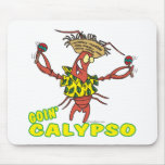 goin calypso funny lobster with maracas mouse pads