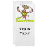 goin calypso funny lobster with maracas rack card template
