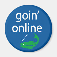 Goin' Online Refrigerator Magnet