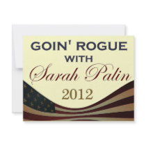 Goin' Rogue with Sarah Palin 2012 Personalized Invitations