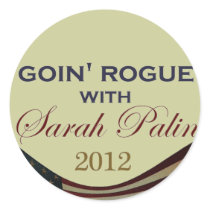 Goin' Rogue with Sarah Palin 2012 stickers