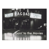 Goin' to the Movies business cards by paintyourrainbow Goin' to the Movies business cards