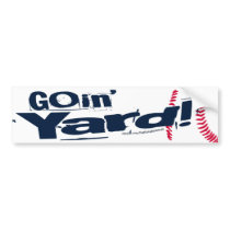 Goin' Yard! Bumpersticker by fantasybaseball Goin' Yard! Bumpersticker