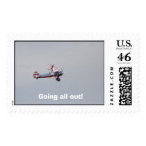 Going all out! postage