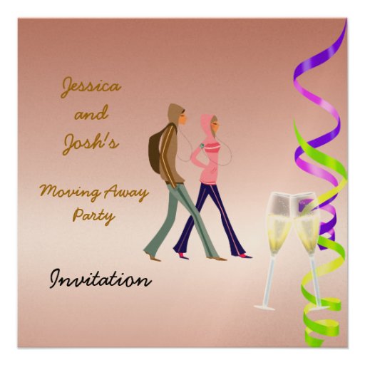 Going Away Party Invitation Zazzle 1605