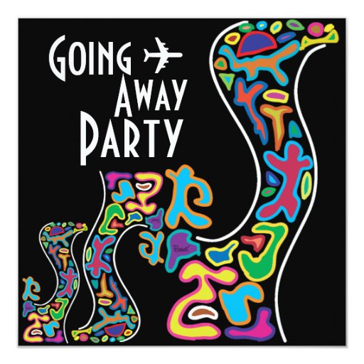 Going Away Party Invitation Card Zazzle 3520