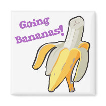 going bananas! banana magnets by doonidesigns going bananas! banana magnets