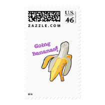 going bananas! banana postage stamps