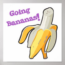 going bananas! banana print
