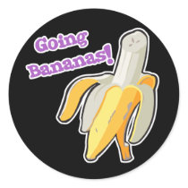 going bananas! banana stickers