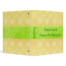 Going Dotty Recipe Album Binders