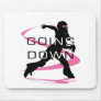 Going Down Pink Catcher Softball Mouse Mat