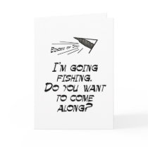 Going fishing cards