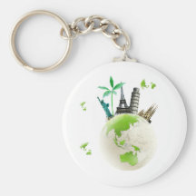 Going for Green! Key Chain