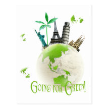 Going for Green! Post Card