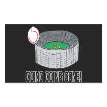 Going Going Gone Rectangle Sticker