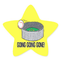 Going Going Gone Star Sticker