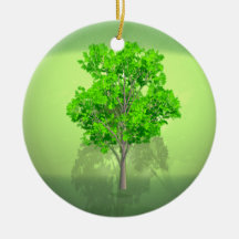 Going Green Christmas Tree Ornament