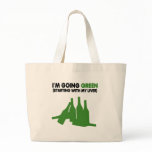 Going green,funny beer bags
