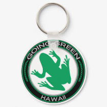 Going Green Hawaii Frog keychains