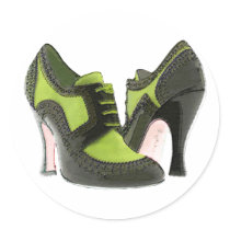 Going Green Heels Stickers