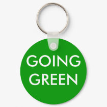GOING GREEN keychains