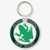Going Green New Jersey Frog keychains