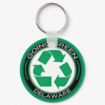 Going Green Recycle Delaware keychains by goinggreenrecycle Going Green Recycle Delaware keychains