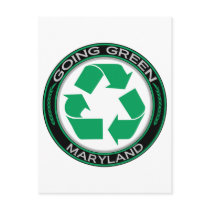 Going Green Recycle Maryland Post Cards