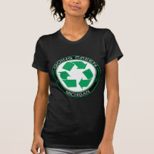 Going Green Recycle Michigan T-shirt