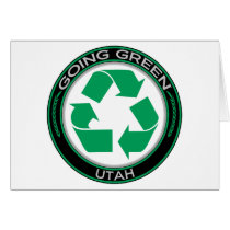 Going Green Recycle Utah cards