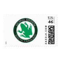 Going Green South Carolina Frog postage