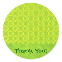 Going Green: Thank You Envelope Seals stickers