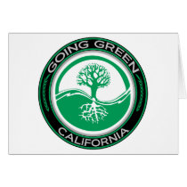 Going Green Tree California Card