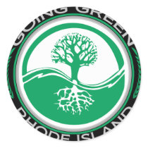 Going Green Tree Rhode Island stickers by goinggreentree Going Green Tree Rhode Island stickers