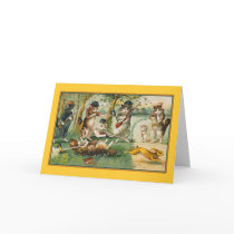 Going Hunting Greeting Card by VintagePets Going Hunting Greeting Card