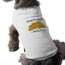 Going Poo Outside pet clothing