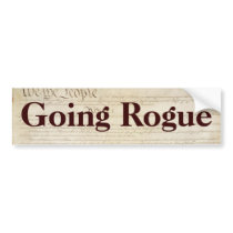 Going Rogue bumper stickers