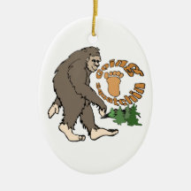 Going Squatchin Christmas Ornaments