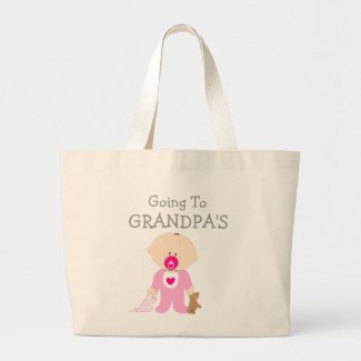 Going To aGrandpas /Grandmas Tote Bags