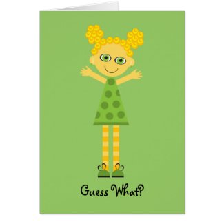 Going to be a big sister Card card