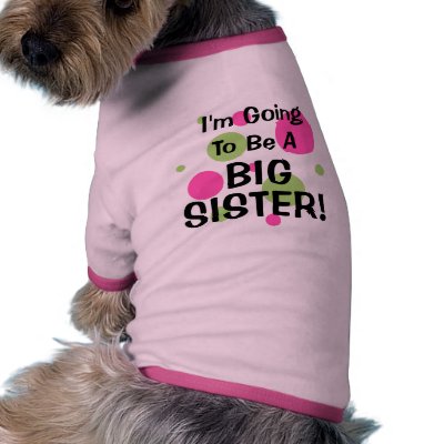 Going To Be A BIG SISTER! Dog T Shirt
