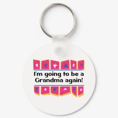 Going to be a Grandma Again! Key Chain