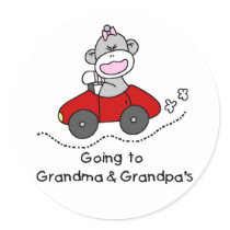 Going to Grandma and Grandpas stickers by toddlersplace Going to Grandma and Grandpas stickers
