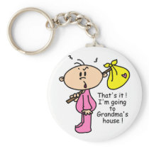 Going To Grandma's House Baby (Pink) keychains