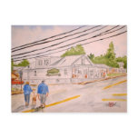 Going to Mrs Wards Merchantile Post Card