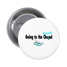 Going To The Beach Pinback Buttons