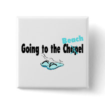 Going To The Chapel (Beach) (Flip Flop) Buttons