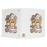 going to the chapel bride and groom bears binders